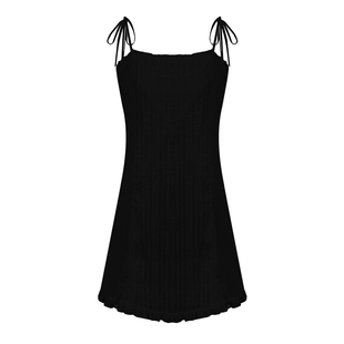 【官方正品】Notyourrose连衣裙蔡依林徐贤同款木耳边吊带裙子女