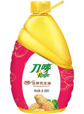 刀唛浓香一级花生油6.18L