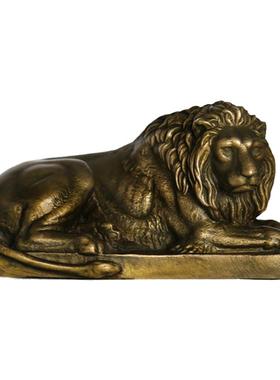 书友礼品家居爬狮纯铜