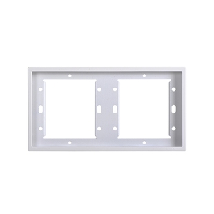 simon西蒙开关插座面板i7系列连体外框联体边框二三四五位白金灰