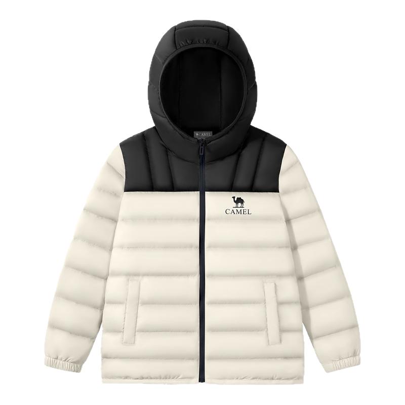 骆驼儿童羽绒服轻薄青年面包服