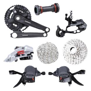 SHIMANO禧玛诺M4000山地自行车9速27速变速套件前后指拨前器后拨