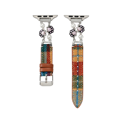 适用苹果手表秋冬可爱新款表带