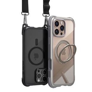 switcheasy适用2024款新苹果16挂绳手机壳iphone16promax磁吸i6plus防摔360支架magsafe磁吸充电plus全包壳潮