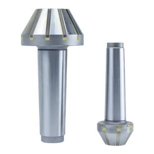 磨床顶尖钨钢合金条固定伞形顶针莫氏锥柄大头4号5号蘑菇头呆顶尖