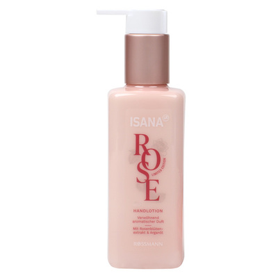 限量版德国isana玫瑰柠檬迷迭香保湿护手霜按压款大包装200ml