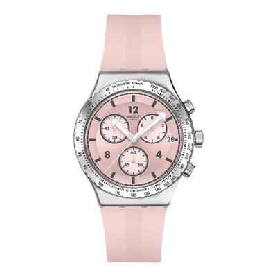 Swatch三眼计时瑞士石英运动手表