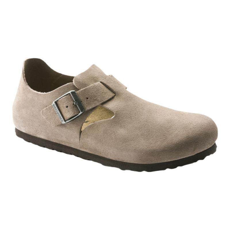 BIRKENSTOCK勃肯德国进口男女款牛皮绒面革软木London低帮休闲鞋