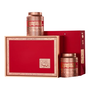 春节马年高档2圆罐茶叶包装空礼盒古树红茶滇红普洱通用包装空盒