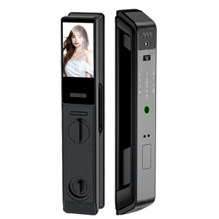 全自动三摄智能门锁3D人脸识别指纹锁电子防盗门家用智能锁密码锁