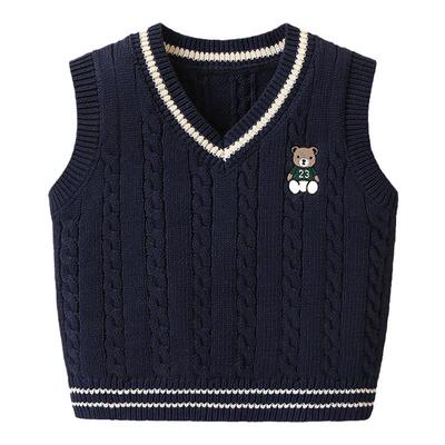 背心女宝宝婴儿男童毛衣