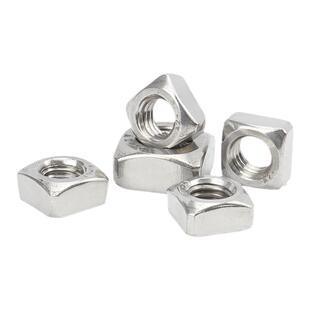 四方螺母铁镀锌四角螺帽方母方块螺母方形方型母M3M4M5M6M8M10M12