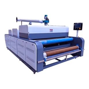 虎威面料缩水机布料预缩定型机蒸汽高温织物收缩烘干机厂家直销