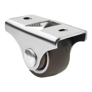 榻榻米抽屉万向轮轮子静音耐磨橡胶脚轮家具橱柜茶几移动底座滑轮