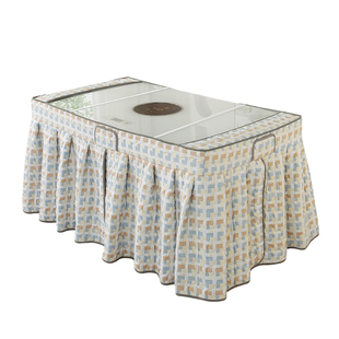 长方形烤火桌子罩套2025新款加厚加绒烤火被现代简约火罩套麻将桌