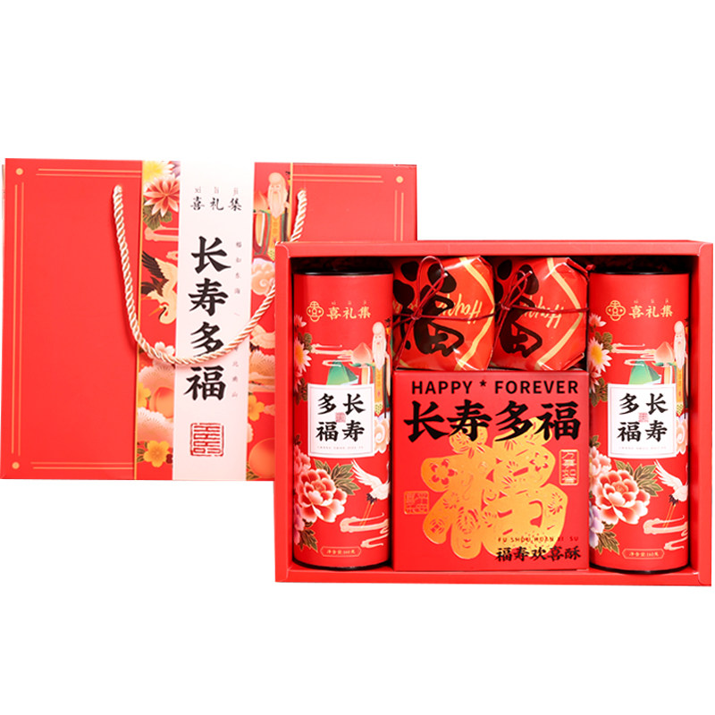 老人生日寿宴回礼伴手礼长寿面