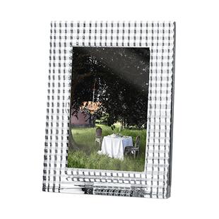 【礼物】Baccarat巴卡拉EYE璀璨系列相框透明/红色 礼盒