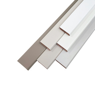 愛格板同色 实木踢脚线番龙眼木质烤漆地脚线W1000U702 U188H1379