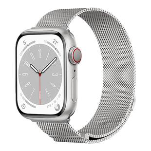 适用AppleWatch10苹果手表表带iWatchs9米兰尼斯s8回环式ultra2透气s7磁吸applewatchse链式se金属秋冬男女款