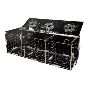 鱼缸隔离盒透明亚克力孔雀鱼繁殖盒吸盘挂钩鱼苗热带鱼小鱼孵化盒