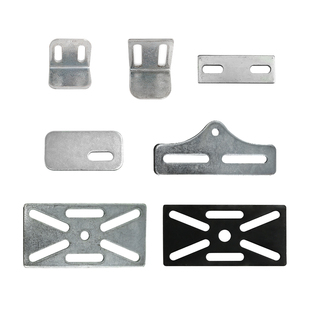 母猪产床配件双眼孔欧式七孔地脚板定位栏固定板底脚板大小弯板