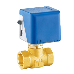 江森型VA-7010电动二通阀DN20中央空调电磁阀6分风机盘管水暖系统