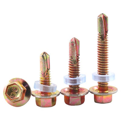 外六角钻尾螺钉彩钢瓦燕丝自
