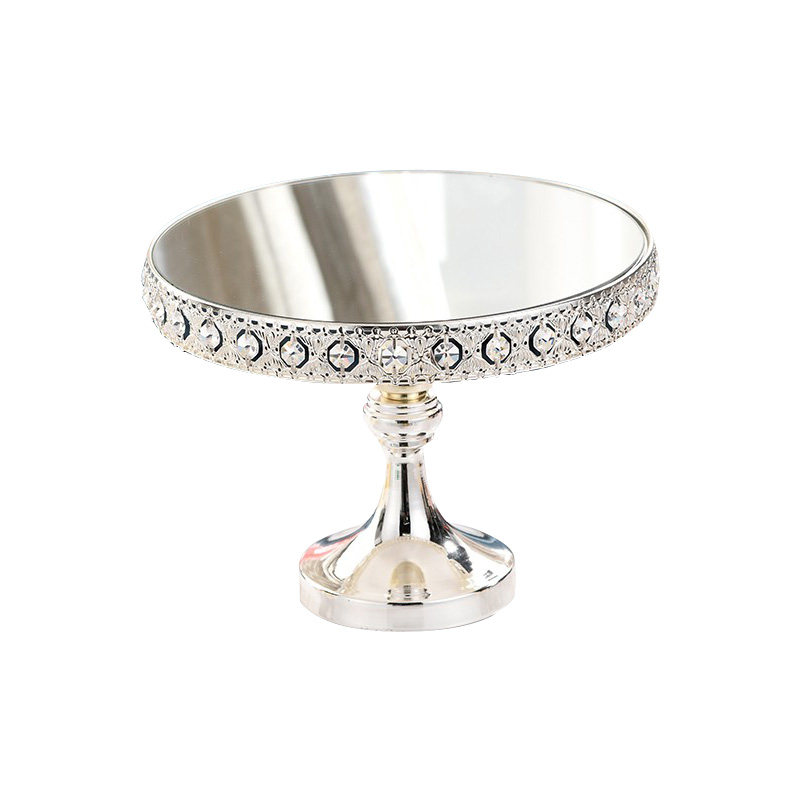 欧式风金属婚庆甜品台茶歇点心盘