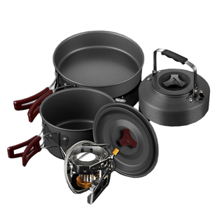 火枫204野火2-3人户外炉具套锅套装便携野炊用品装备野外锅具炉头