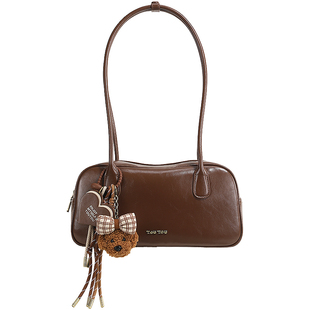 新年礼物TOUTOU波士顿保龄球包通勤大容量高级感腋下单肩包礼物女