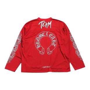 飞一般的感觉排汗速干爽运动休闲长袖T恤马蹄花臂十字架个性打底T