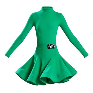 新款拉丁舞服儿童高级感女孩日常练功服专业比赛规定舞蹈服训练服