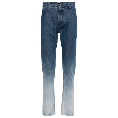 MSGM男士渐变修身牛仔裤