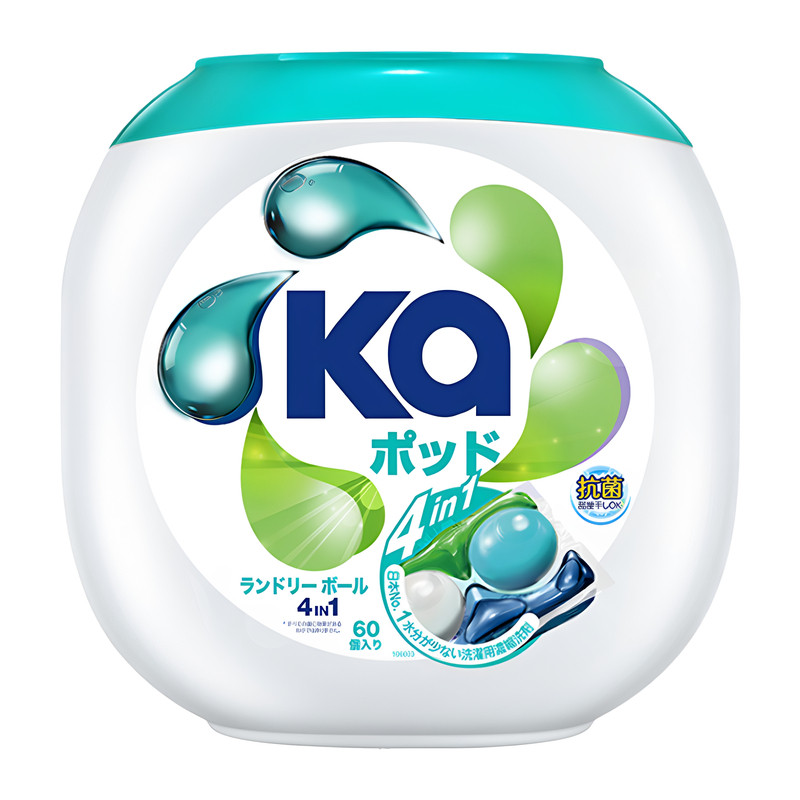 KA王子菁华4合1洗衣凝珠深层洁净除菌持久留香日本进口浓缩洗衣球
