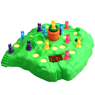 兔子陷阱二代保卫萝卜跳棋亲子互动游戏益智聚会桌游儿童玩具礼物