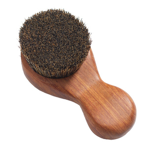 纯猪鬃毛手工文玩刷子不掉密金刚橄榄核桃清理包浆上花梨绿檀木柄