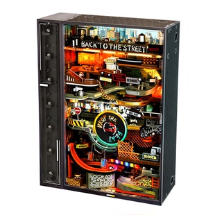 若客平行世界未来城男生积木拼装玩具模型拼图手工diy情人节礼物