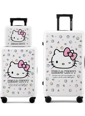 银座可伸缩hellokitty行李箱
