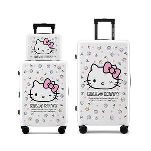 银座可伸缩hellokitty行李箱