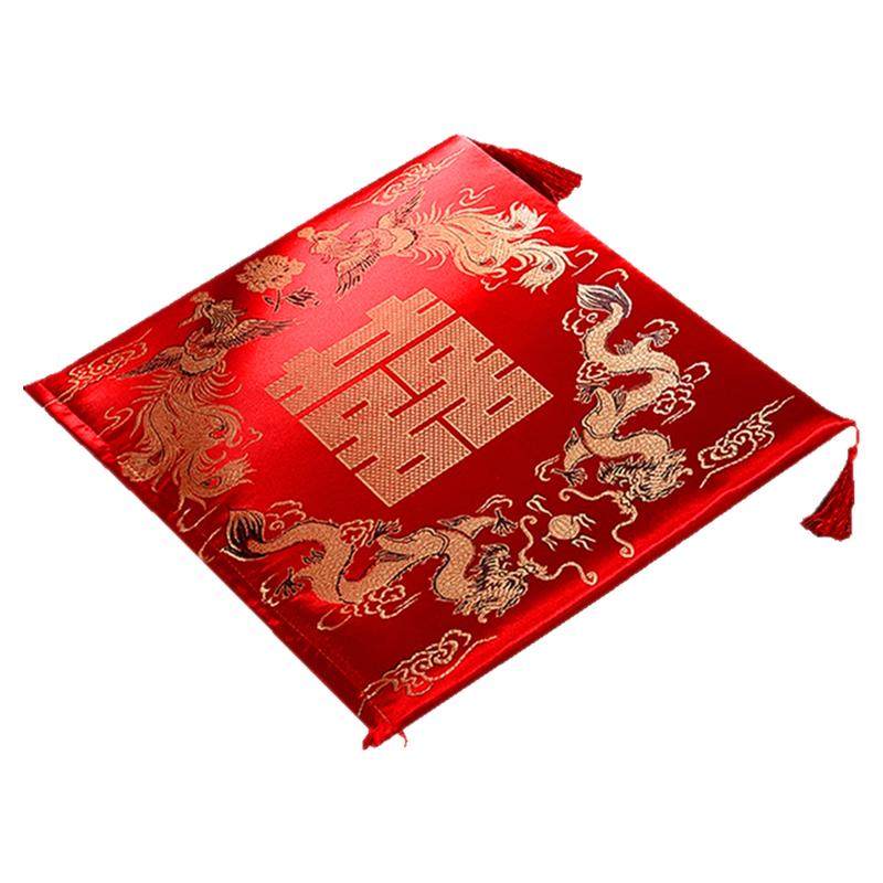 香妃影家纺婚庆坐福垫喜垫中国风