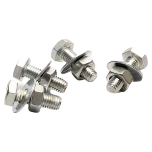 M8*25空调支架螺丝地脚螺丝空调外机螺丝螺母平垫螺丝底脚配套x25