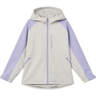 鸿星尔克女装女童外套2025冬季新款儿童防泼水外衣大童女运动风衣