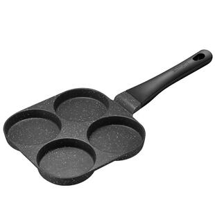 苏泊尔早餐锅家用平底锅不粘锅汉堡锅煎盘煎饼锅四孔煎锅煎蛋神器