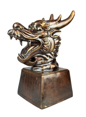 纯黄铜室内十二兽首摆件