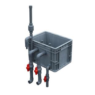 鱼缸乌龟沼泽过滤缸自制鱼池生态过滤系统整套周转箱过滤diy 循环