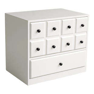 livingplus垒垒柜多巴胺彩色卡门柜斗柜收纳柜模块组合柜床头边柜