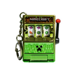 我的世界水果机挂件Minecraft我的世界摇奖机钥匙扣摇摇乐挂件