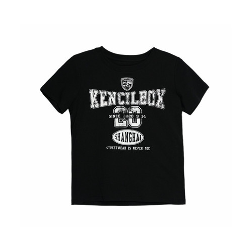 KencilBox千笔盒子潮流街舞爵士女显瘦合身正肩款数字设计短袖T恤