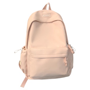 袋鼠双肩包书包初中女生2025新款大容量高中生大学生防水黄色背包