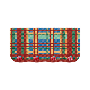 苹果屋沙发垫韩系简约几何百搭高级感防滑坐垫冬季毛绒沙发垫布